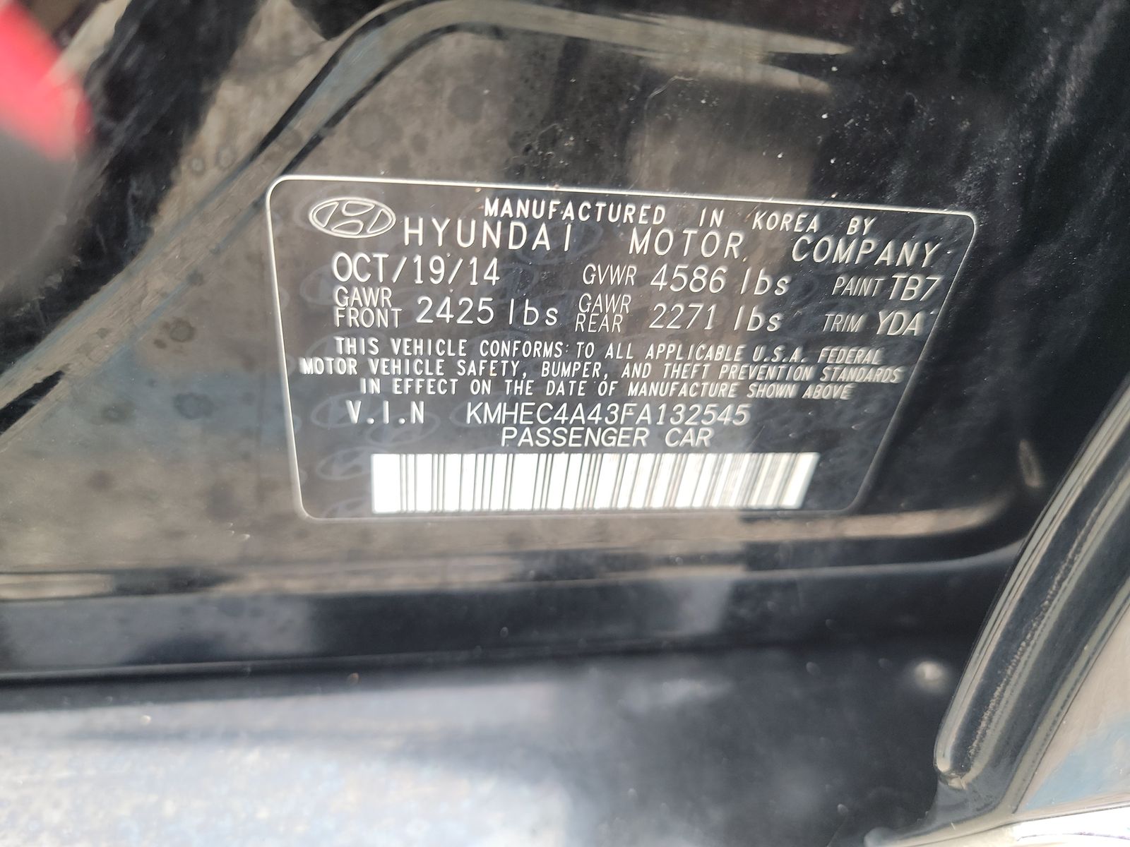 2015 Hyundai Sonata Hybrid Limited FWD