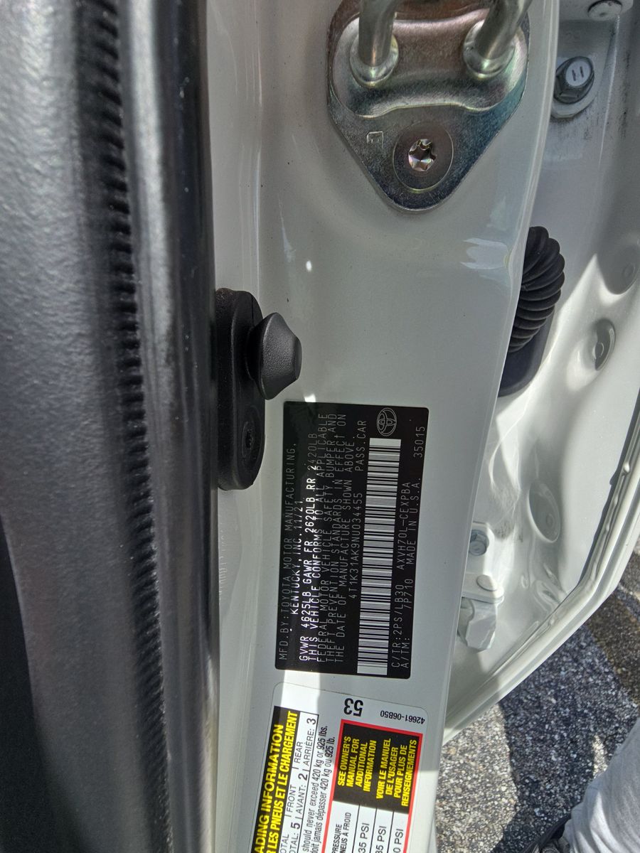 2022 Toyota Camry Hybrid XSE FWD