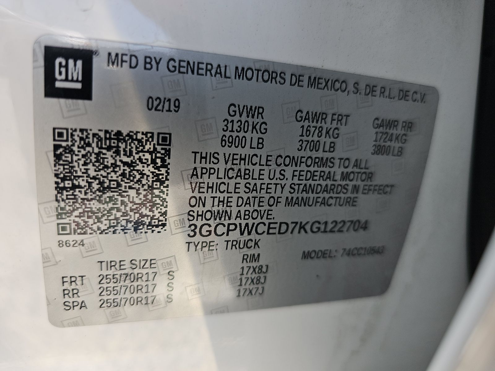 2019 Chevrolet Silverado 1500 LT RWD