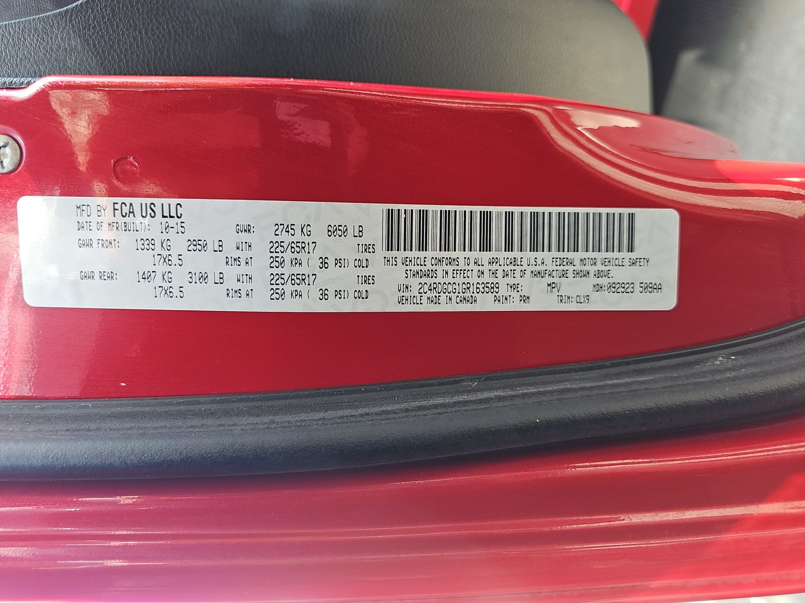 2016 Dodge Grand Caravan SXT Plus FWD