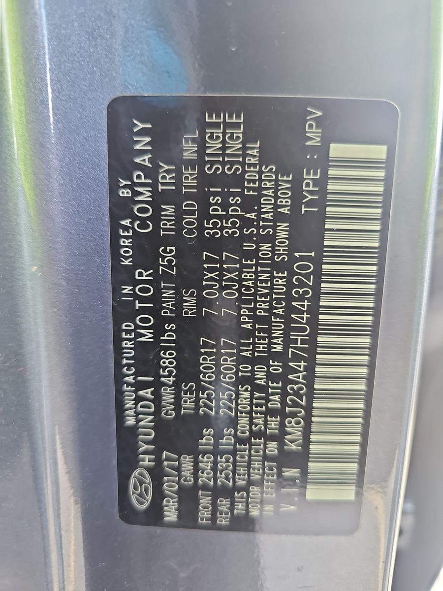 2017 Hyundai Tucson SE FWD
