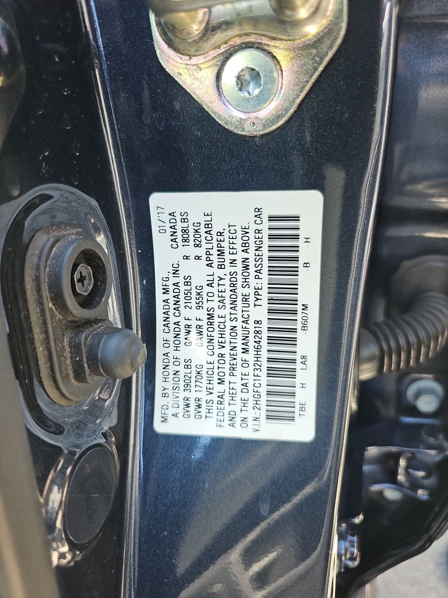 2017 Honda Civic EX-T FWD