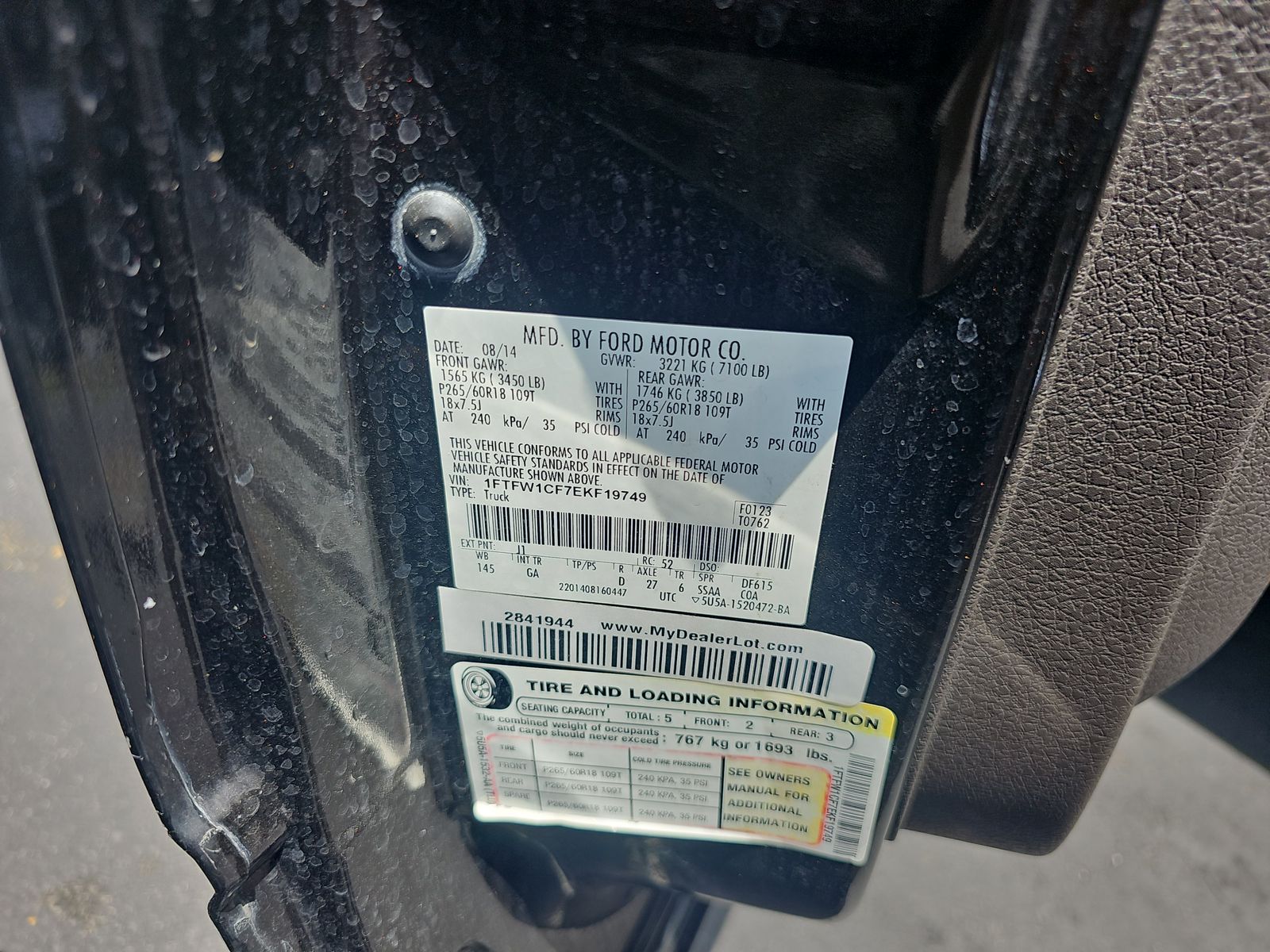 2014 Ford F-150 XLT RWD