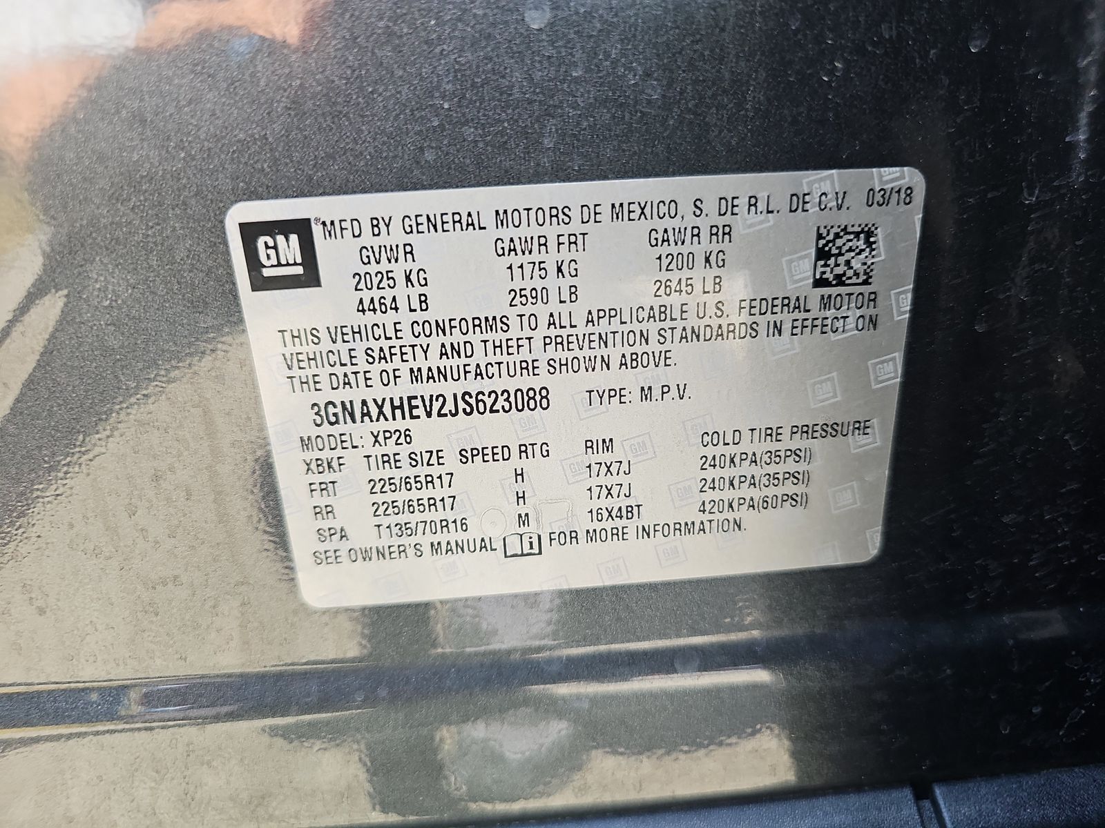 2018 Chevrolet Equinox LS FWD