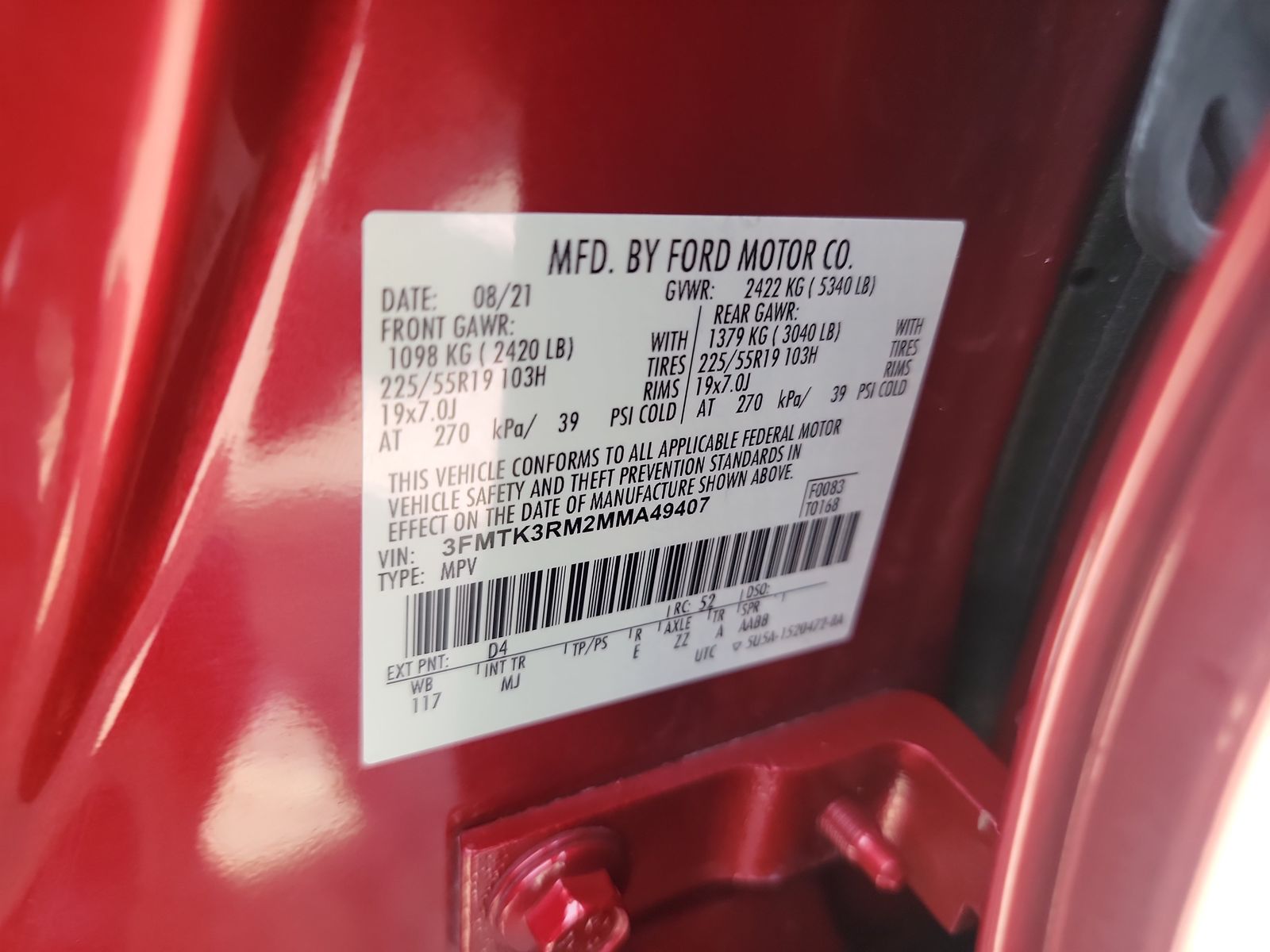 2021 Ford Mustang Mach-E Premium RWD