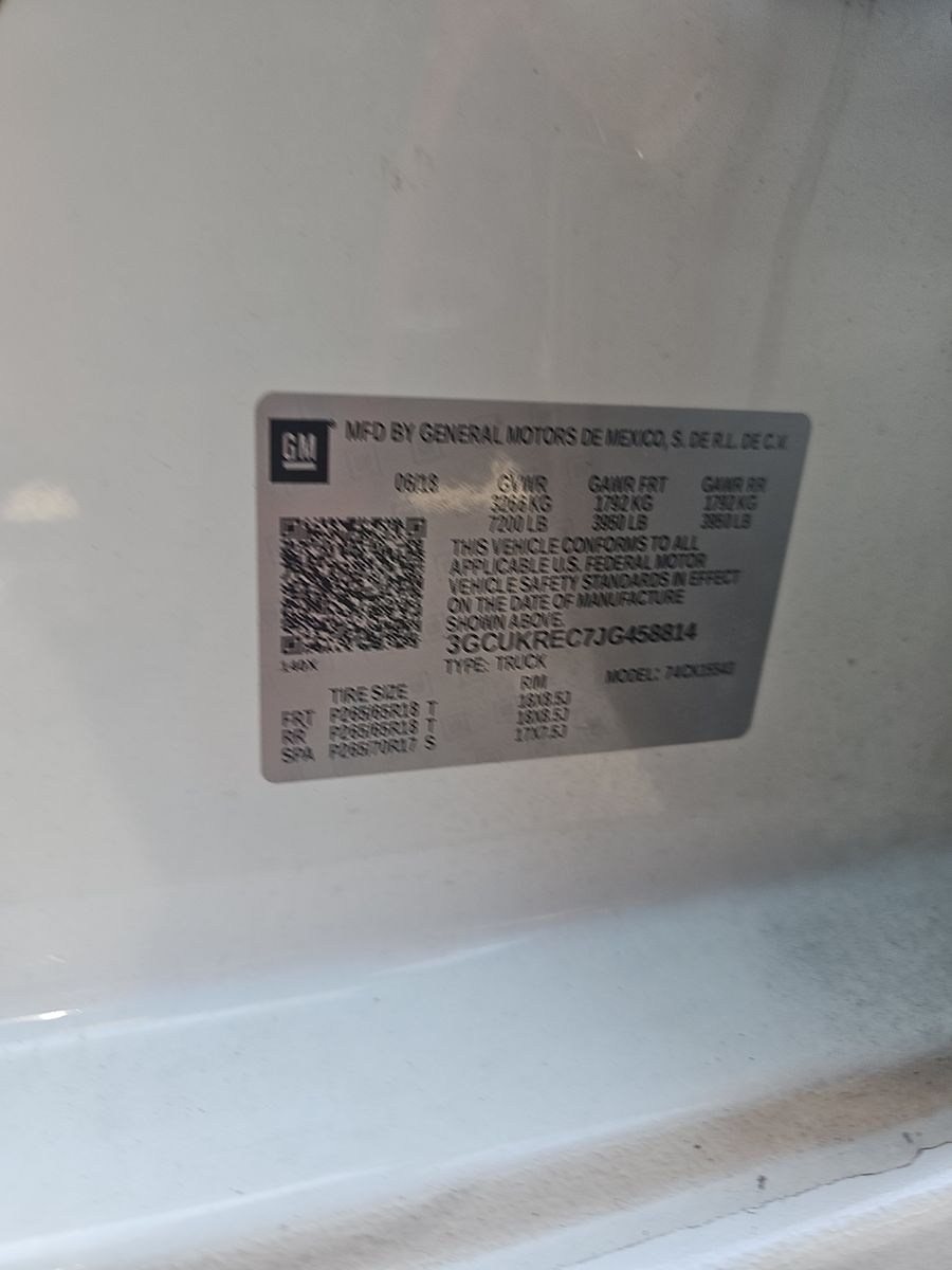 2018 Chevrolet Silverado 1500 LT Z71 AWD