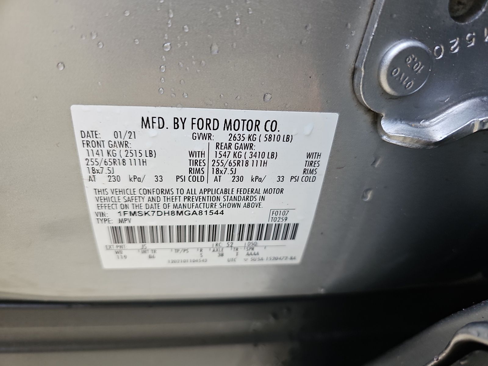 2021 Ford Explorer XLT FWD