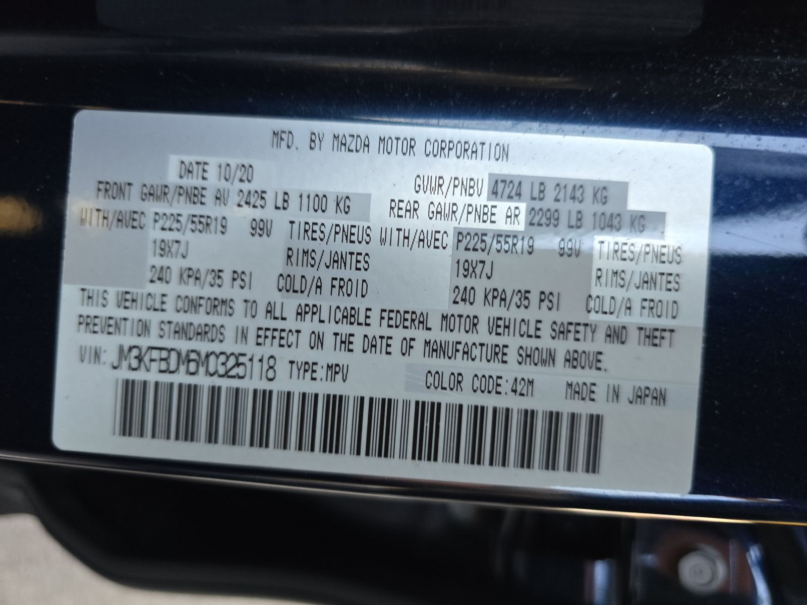 2021 MAZDA CX-5 Grand Touring AWD