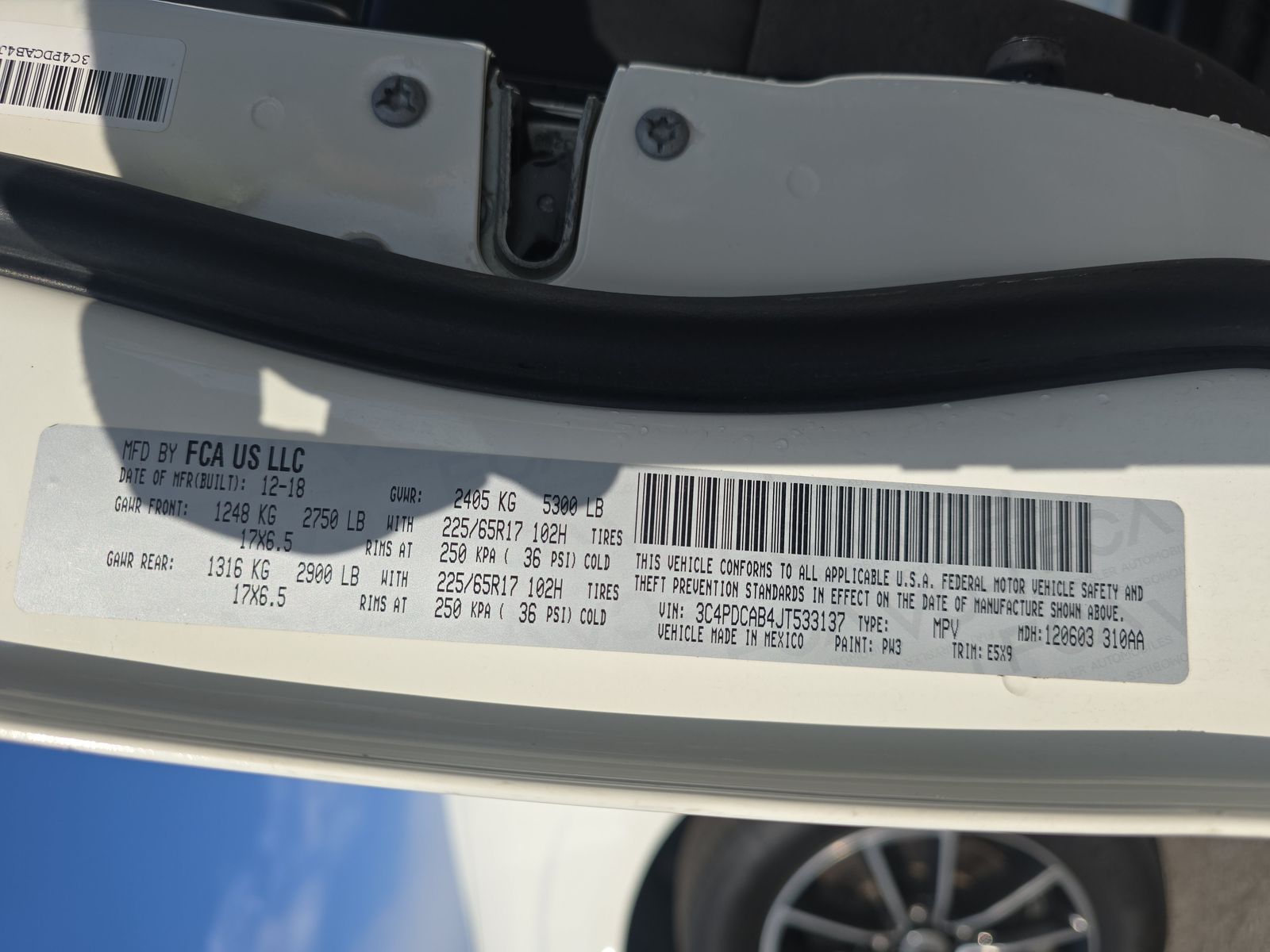 2018 Dodge Journey SE FWD