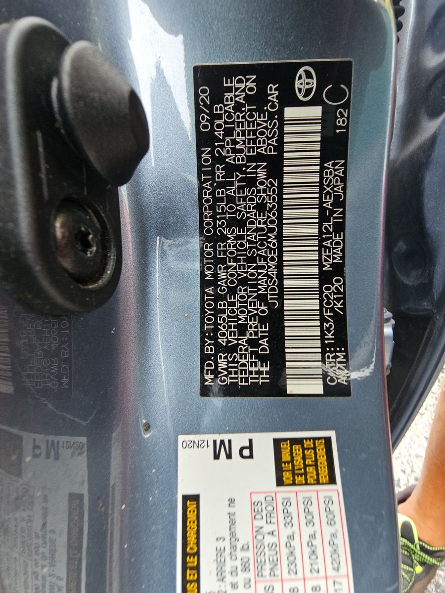 2021 Toyota Corolla SE FWD