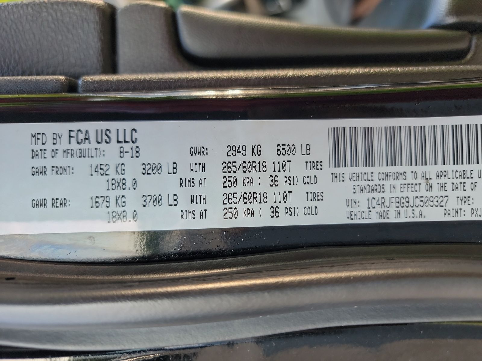 2018 Jeep Grand Cherokee Limited AWD