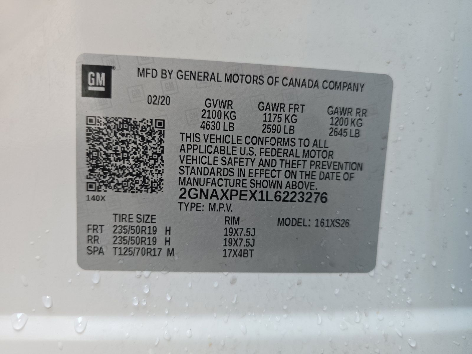 2020 Chevrolet Equinox Premier FWD