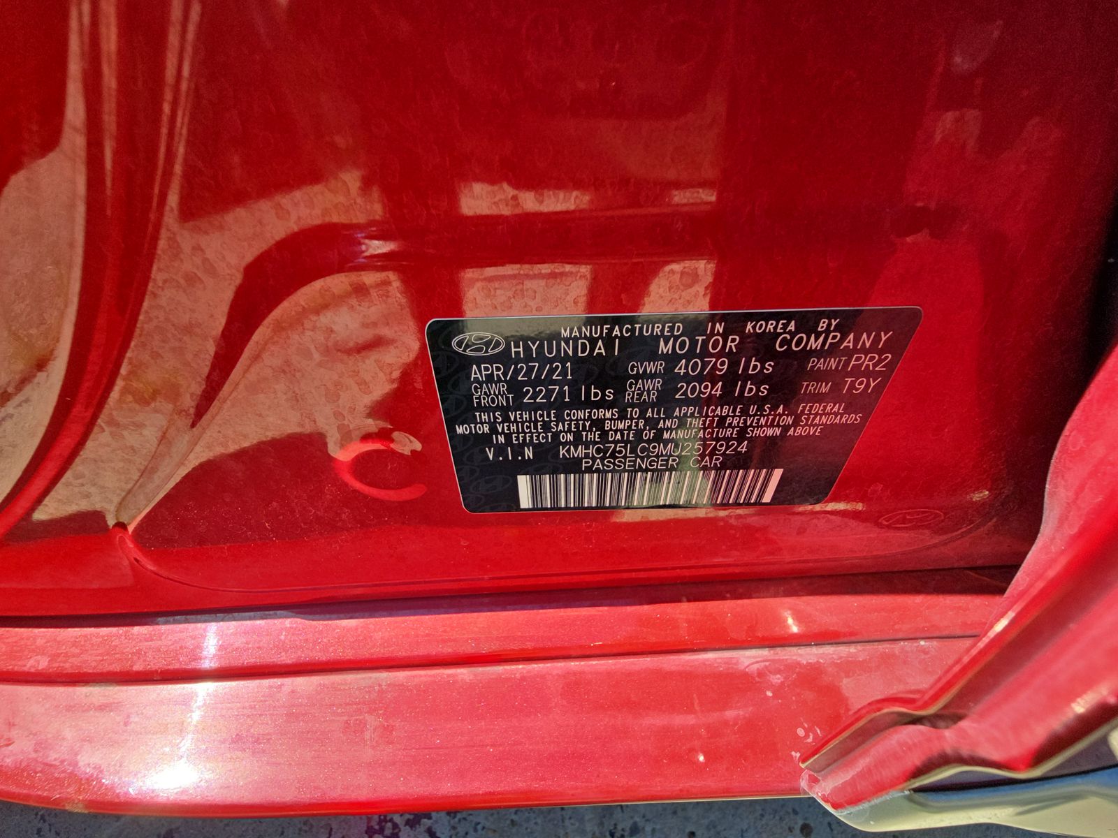 2021 Hyundai Ioniq Hybrid SE FWD