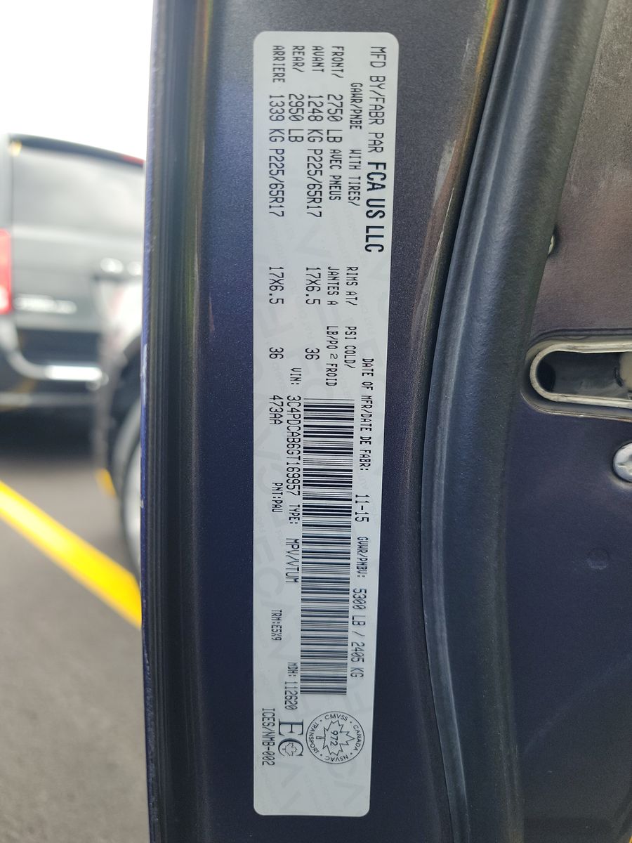 2016 Dodge Journey Canada Value Pkg FWD