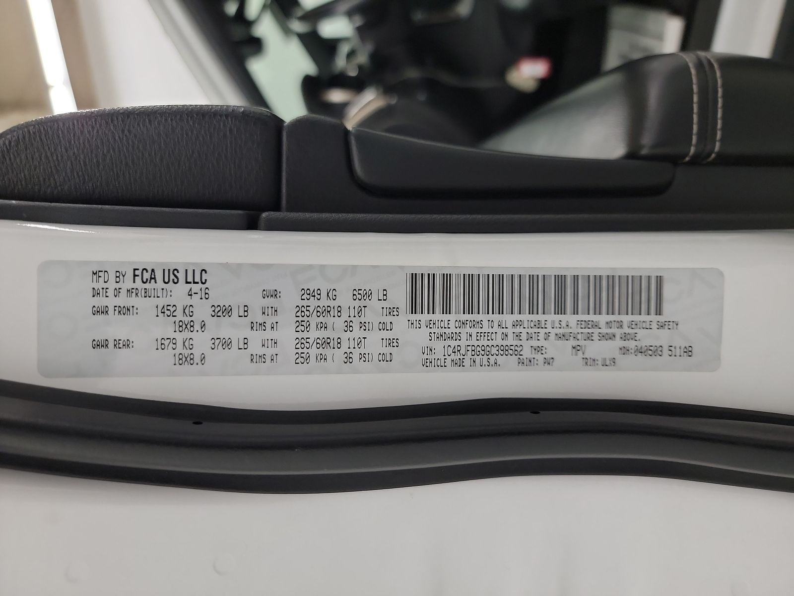 2016 Jeep Grand Cherokee Limited AWD