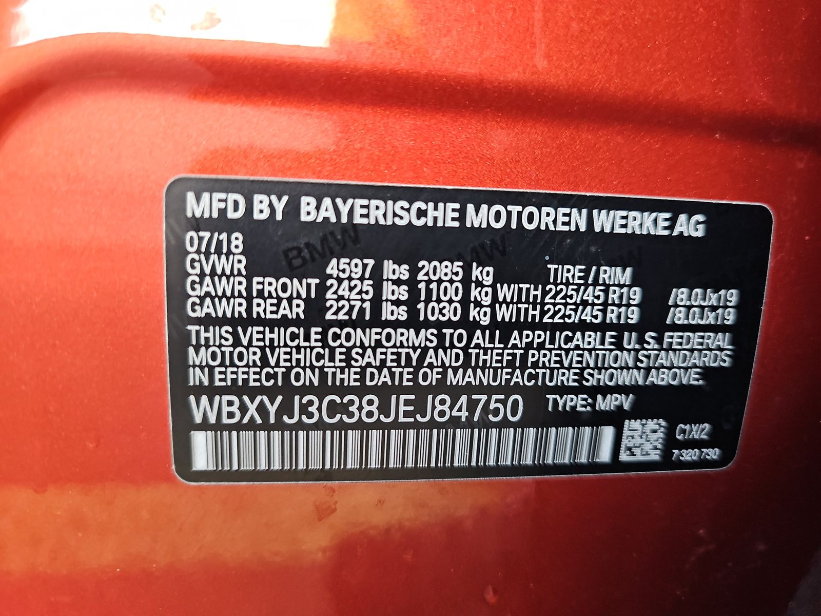 2018 BMW X2 sDrive28i FWD