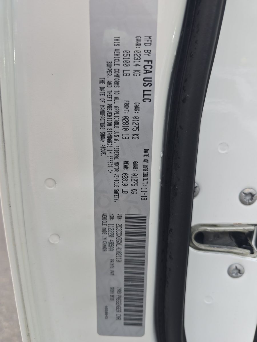 2020 Dodge Charger SXT RWD