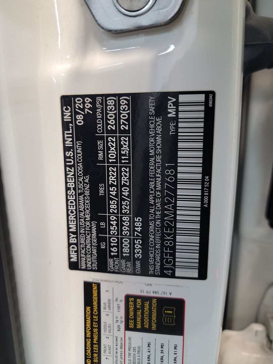 2021 Mercedes-Benz GLS AMG GLS 63 AWD