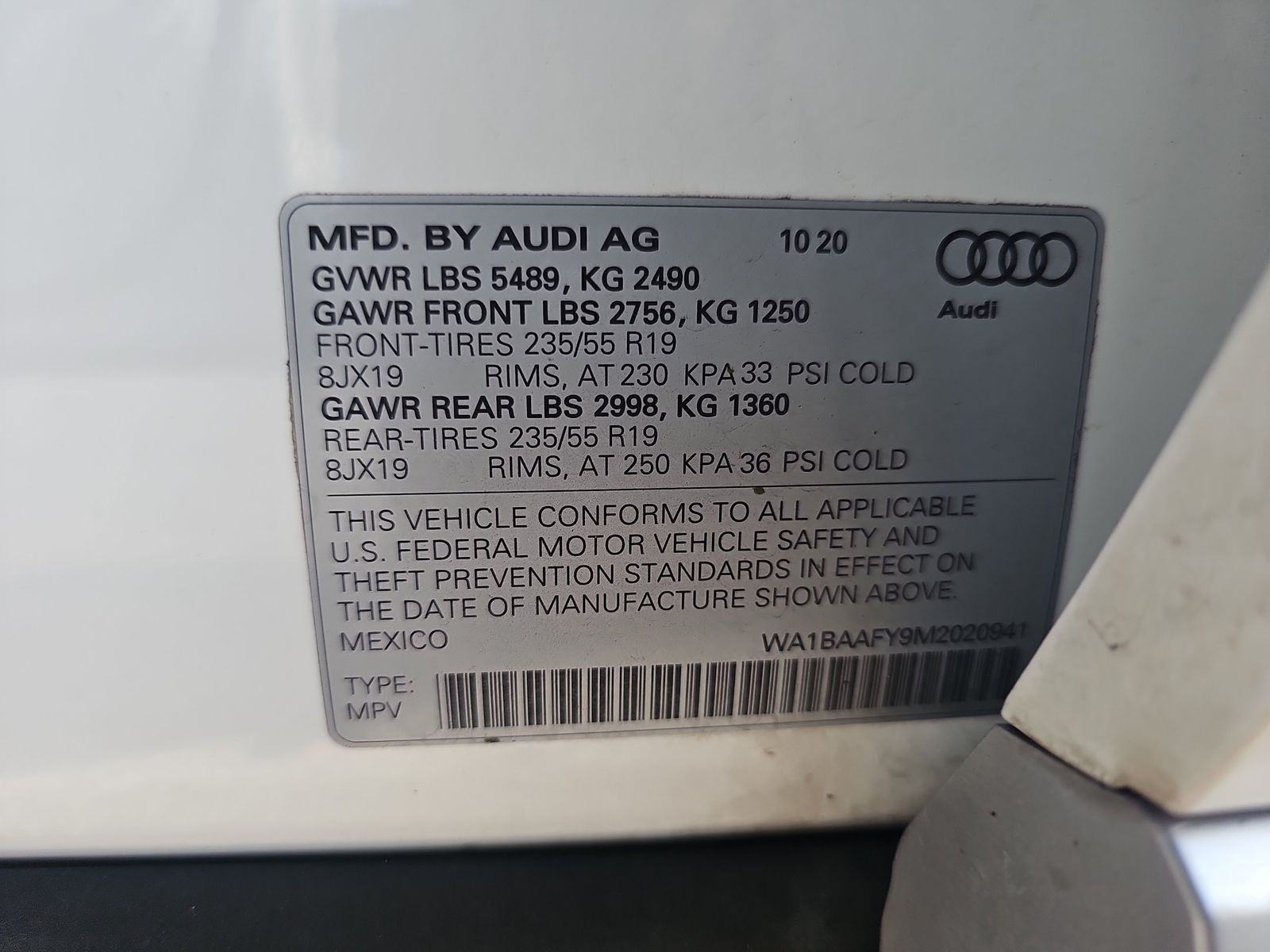 2021 Audi Q5 Premium Plus AWD
