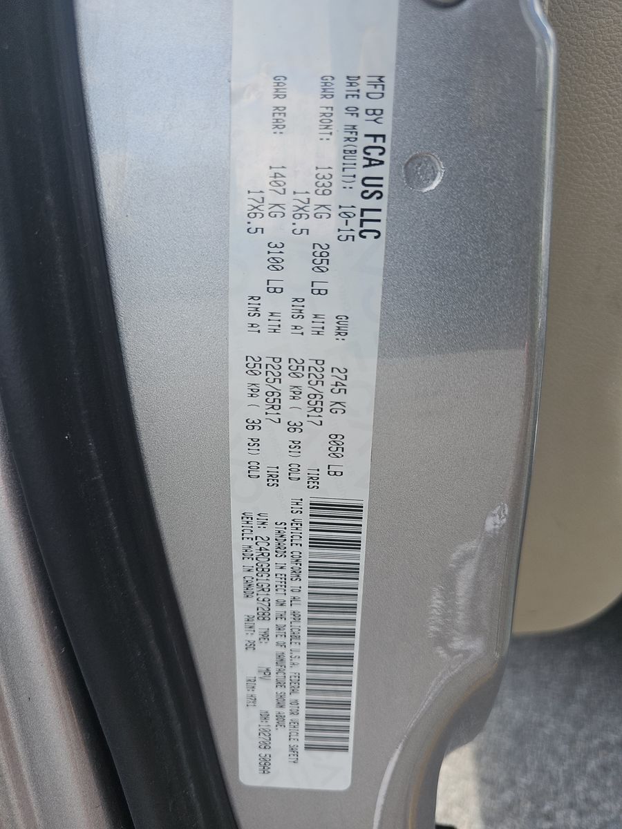 2016 Dodge Grand Caravan American Value Package FWD