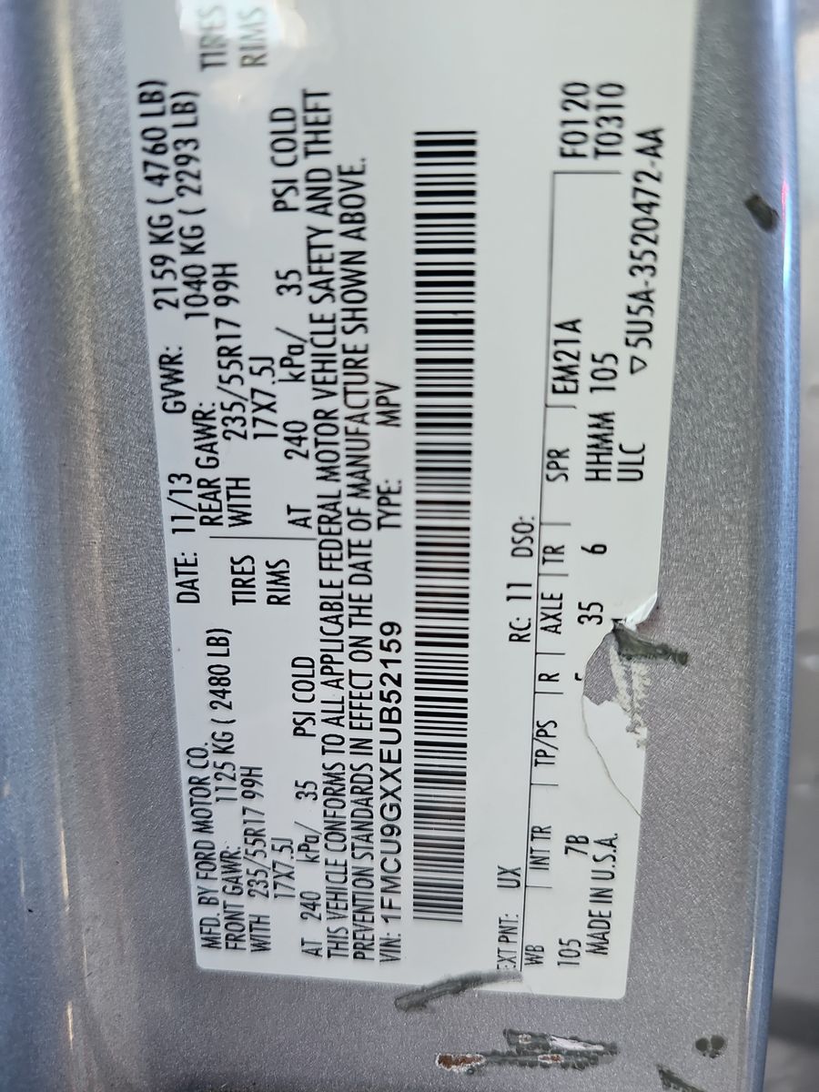 2014 Ford Escape SE AWD