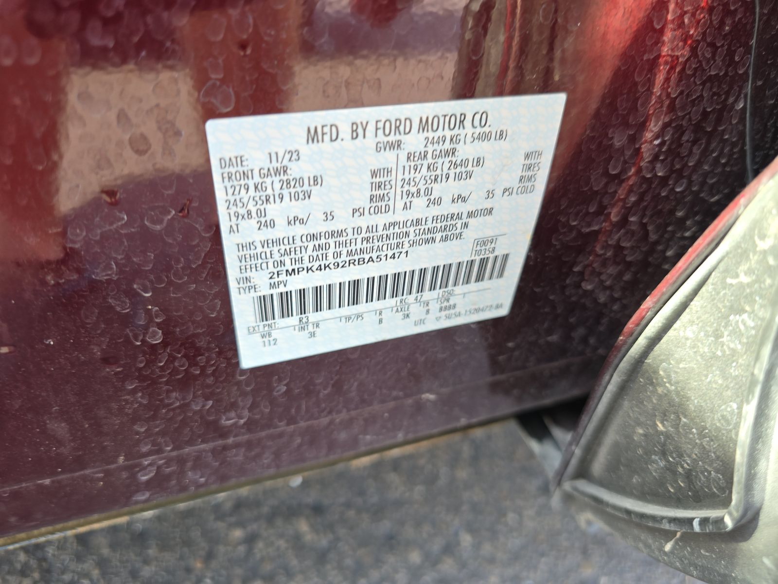 2024 Ford Edge Titanium AWD