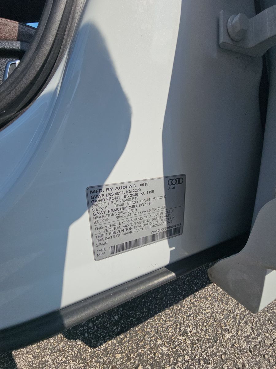 2016 Audi Q3 2.0T Prestige AWD