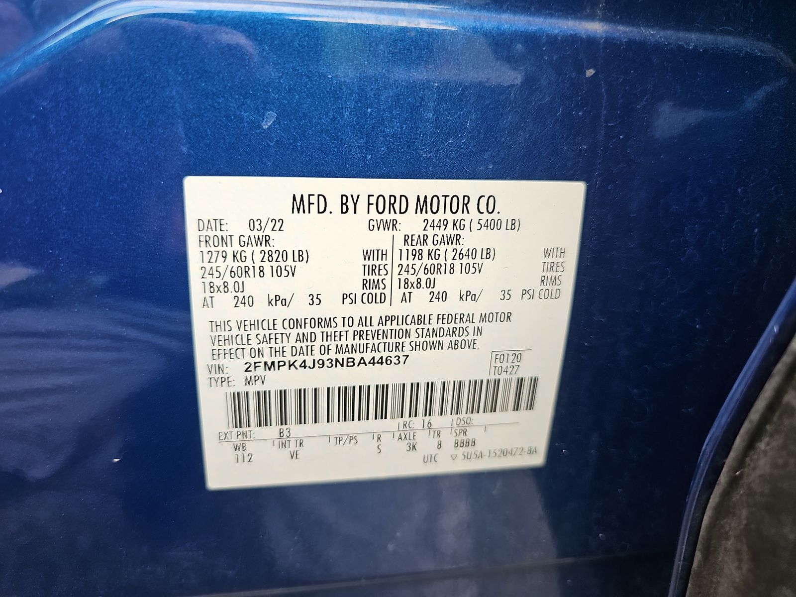 2022 Ford Edge SEL AWD