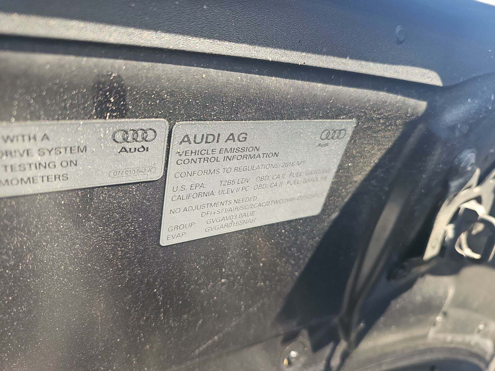 2016 Audi A8 L 3.0T AWD