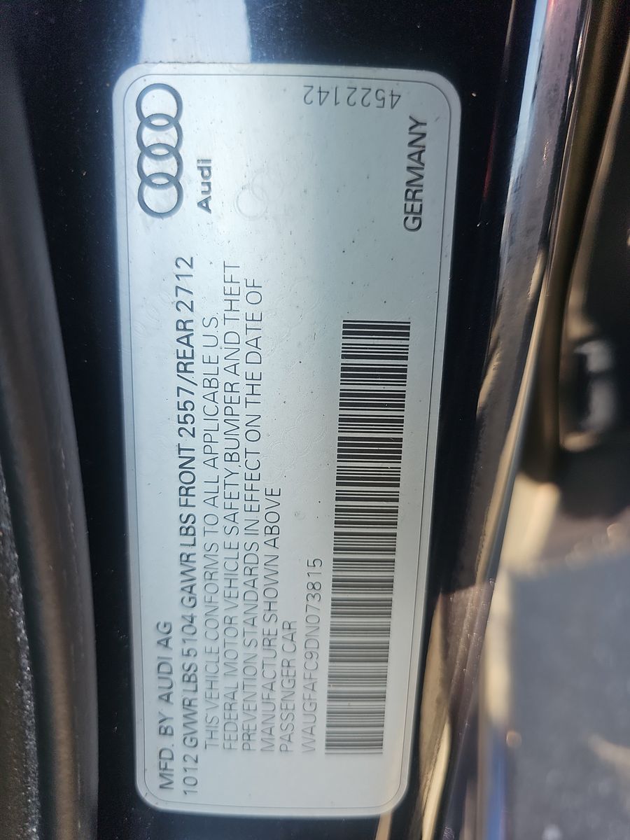 2013 Audi A6 2.0T Premium Plus AWD