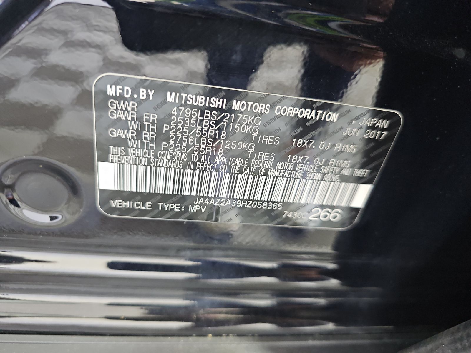 2017 Mitsubishi Outlander ES AWD