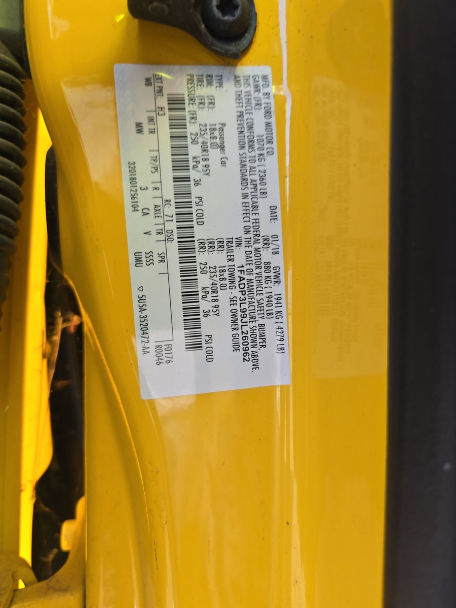 2018 Ford Focus ST FWD