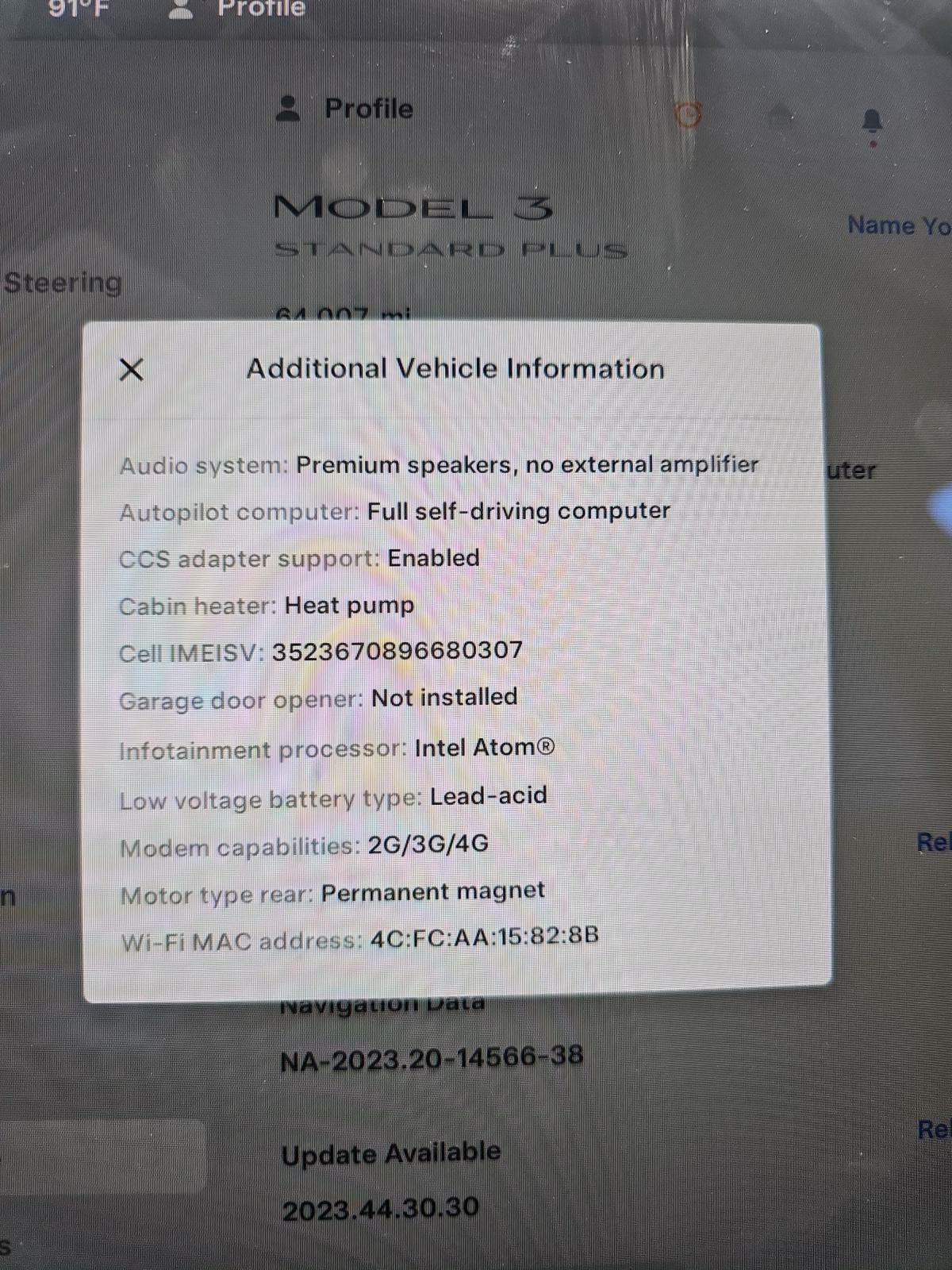 2021 Tesla Model 3 Standard Range Plus RWD