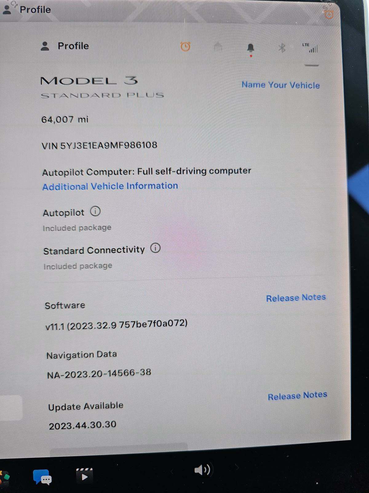 2021 Tesla Model 3 Standard Range Plus RWD