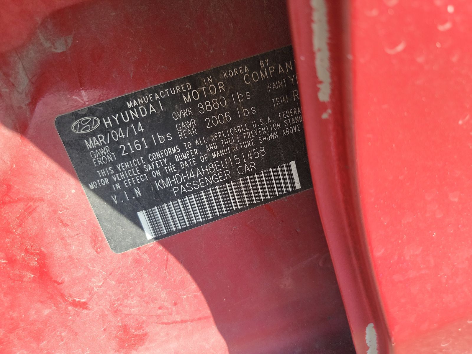 2014 Hyundai Elantra Sport FWD