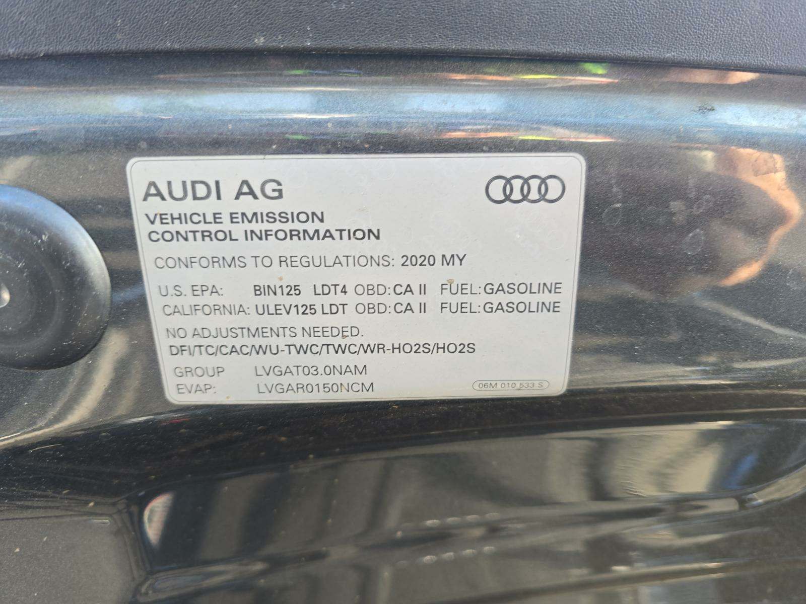 2020 Audi Q8 Premium Plus AWD