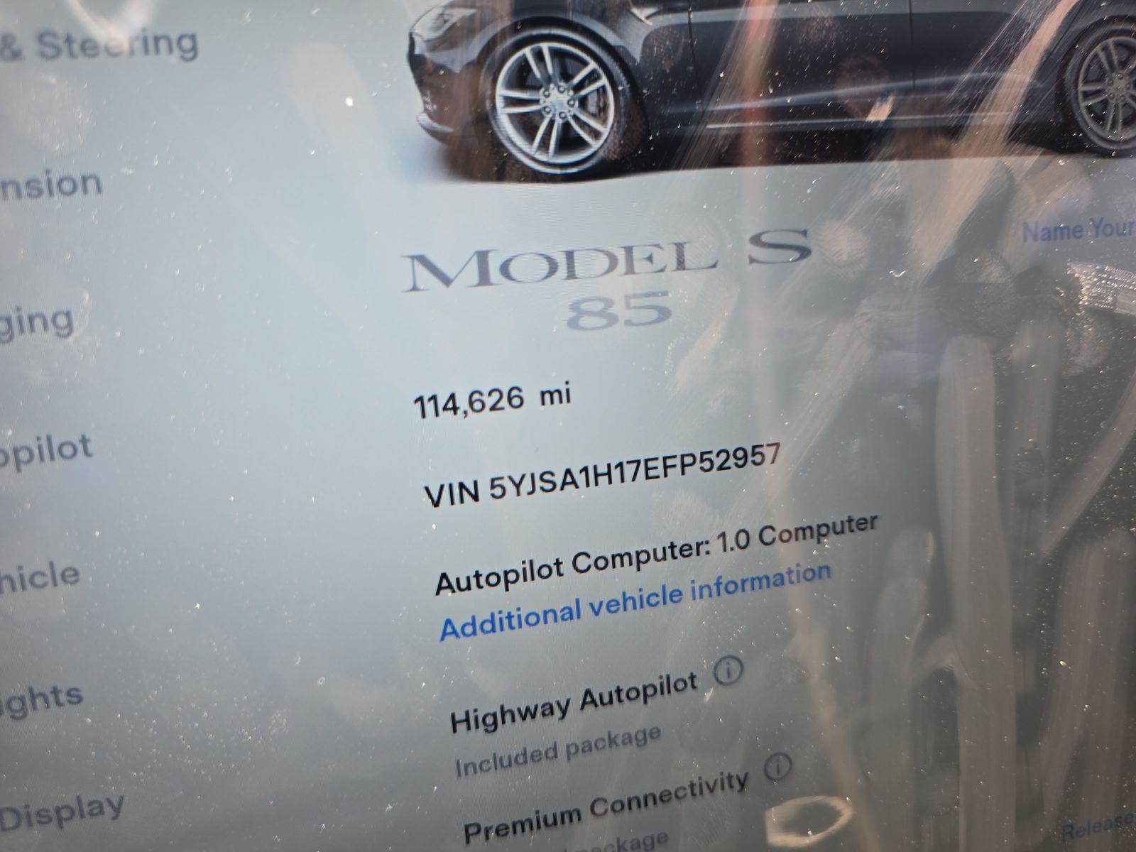 2014 Tesla Model S 85 RWD