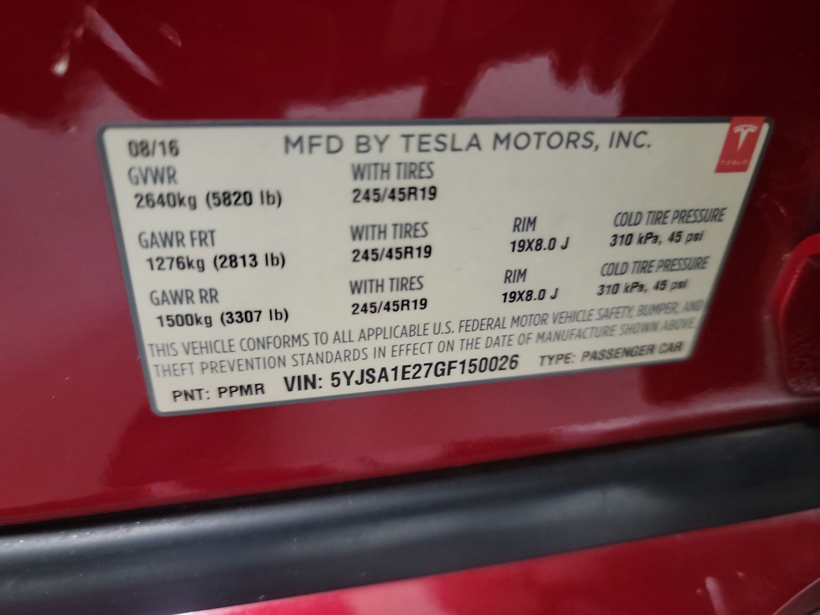 2016 Tesla Model S 90D AWD