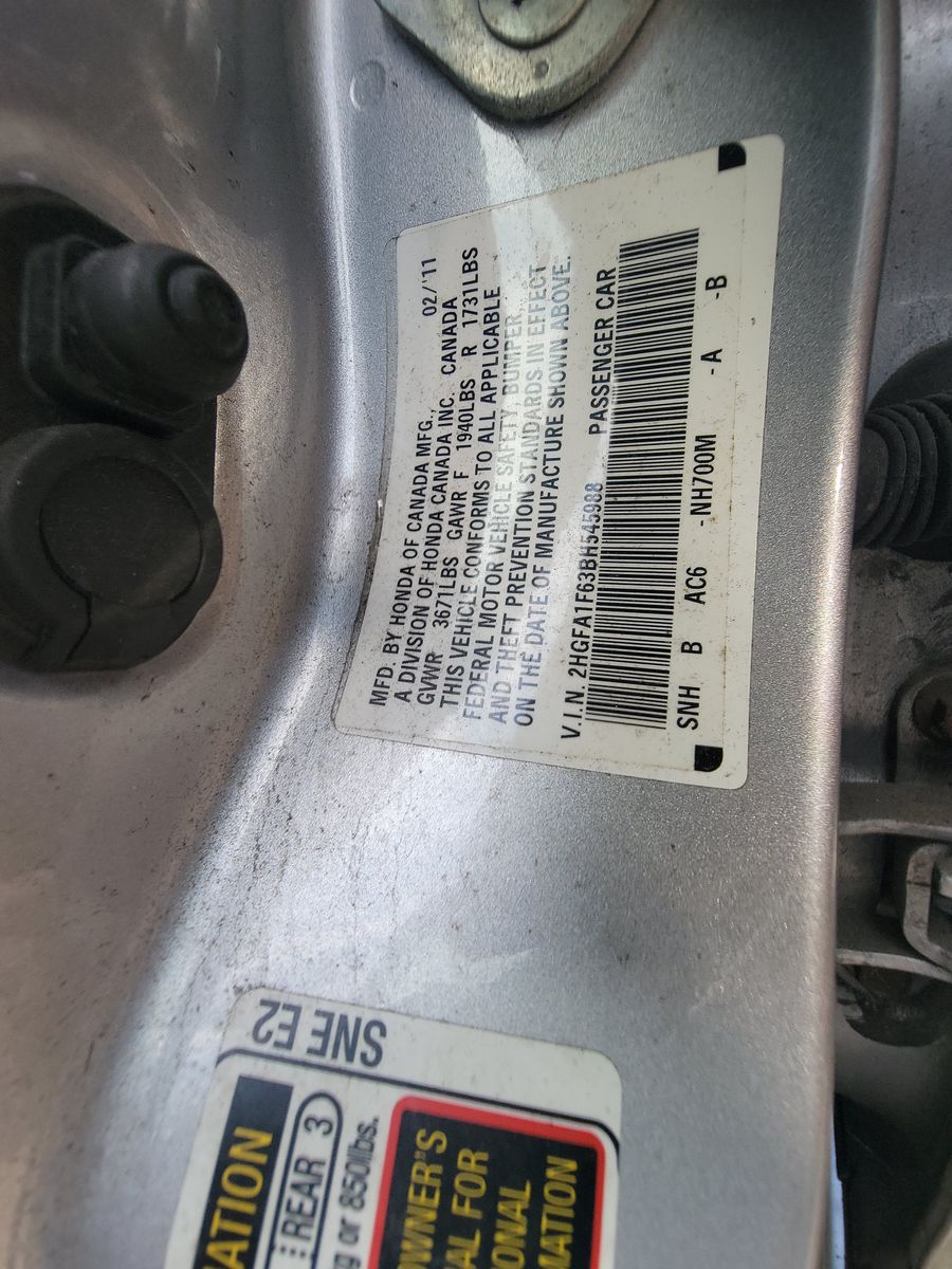 2011 Honda Civic LX-S FWD