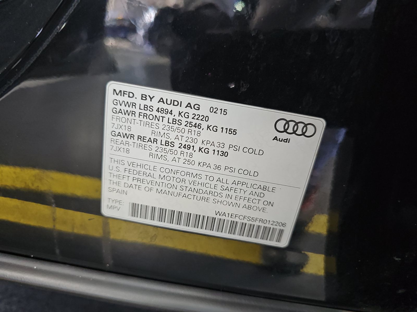 2015 Audi Q3 2.0T Premium Plus AWD