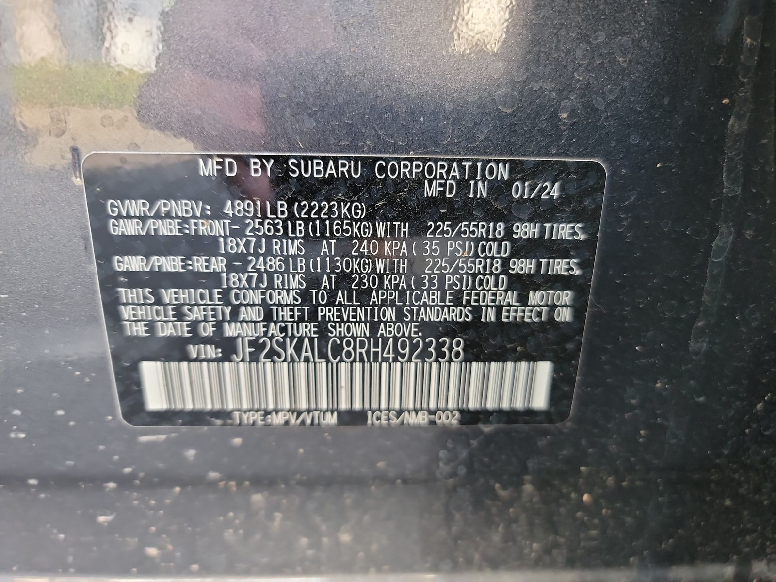 2024 Subaru Forester Limited AWD