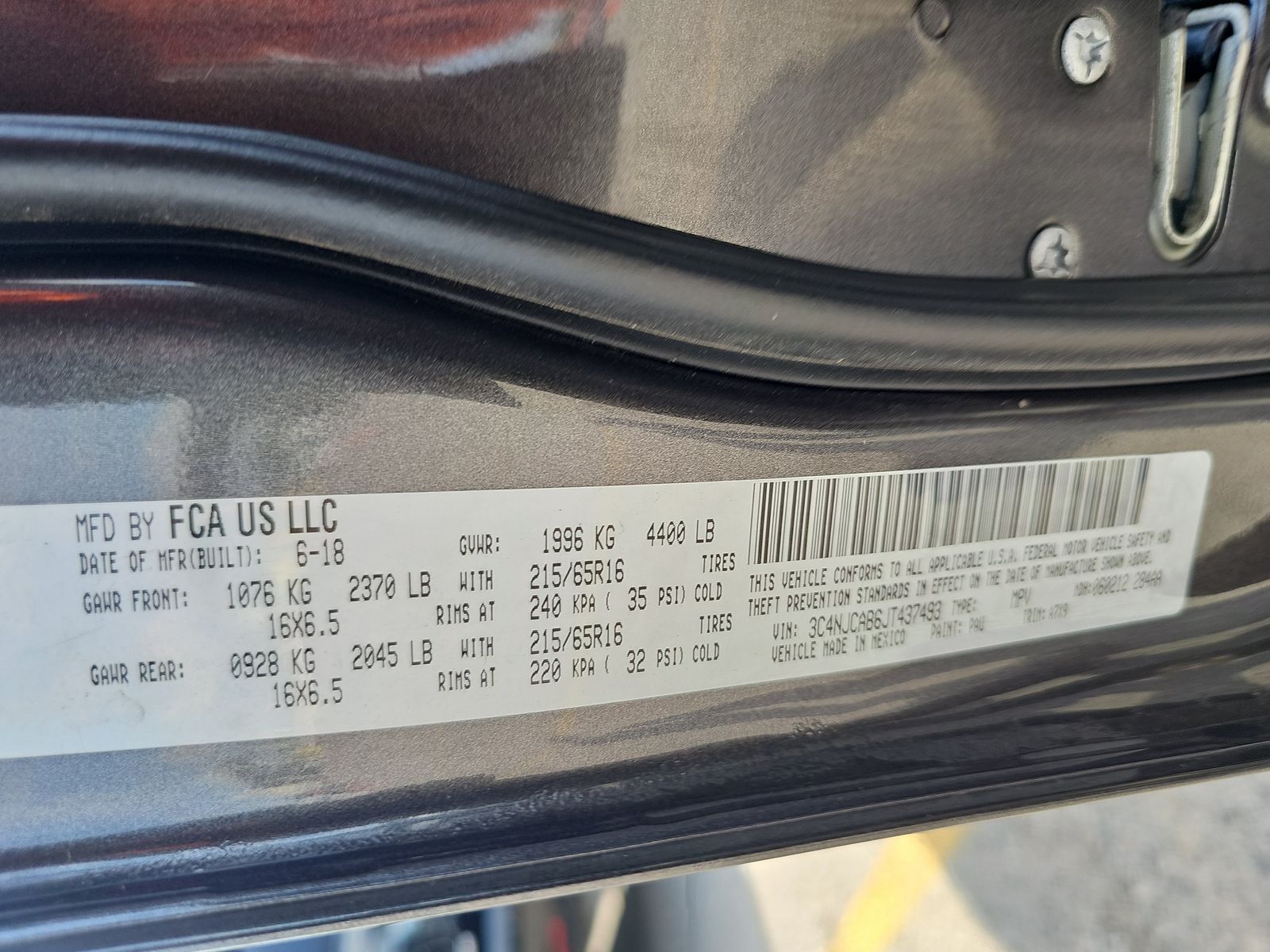 2018 Jeep Compass Sport FWD