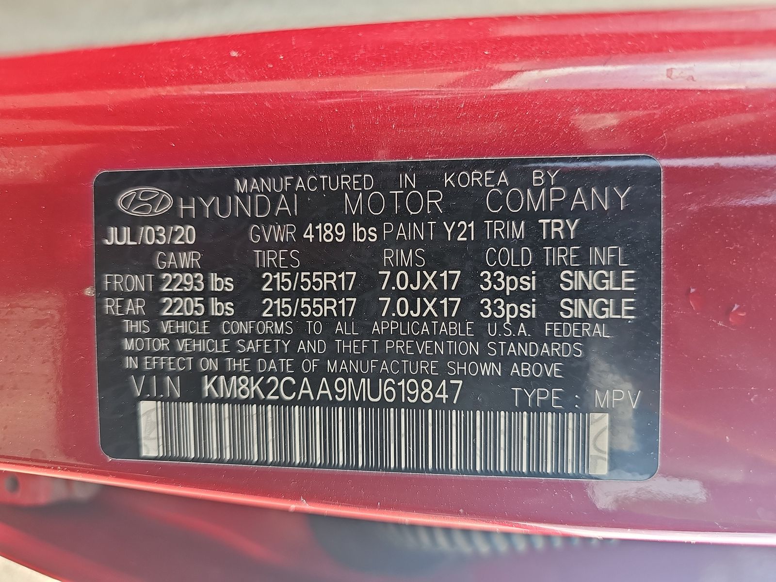 2021 Hyundai Kona SEL AWD