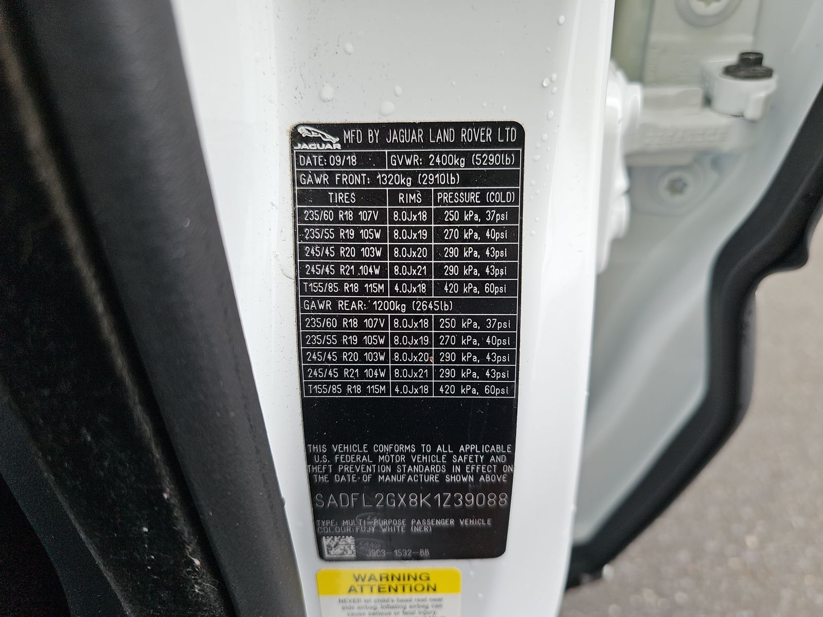 2019 Jaguar E-PACE R-Dynamic SE AWD