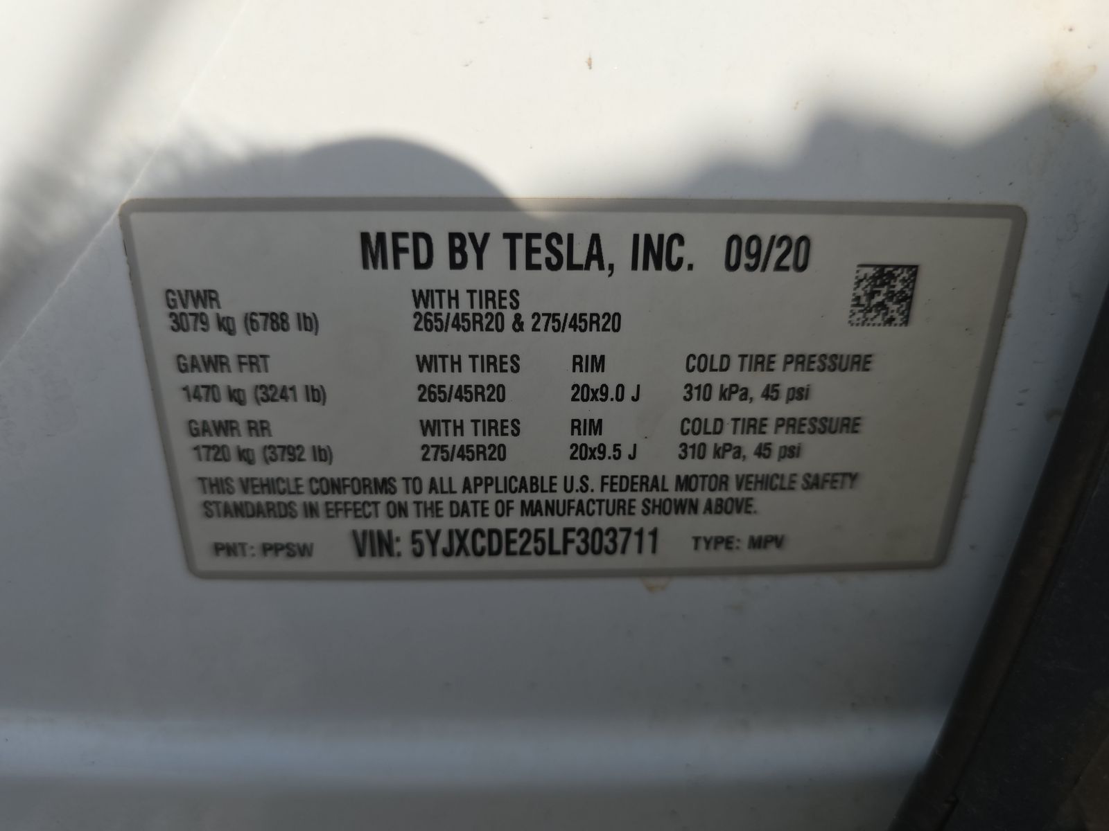 2020 Tesla Model X Long Range AWD