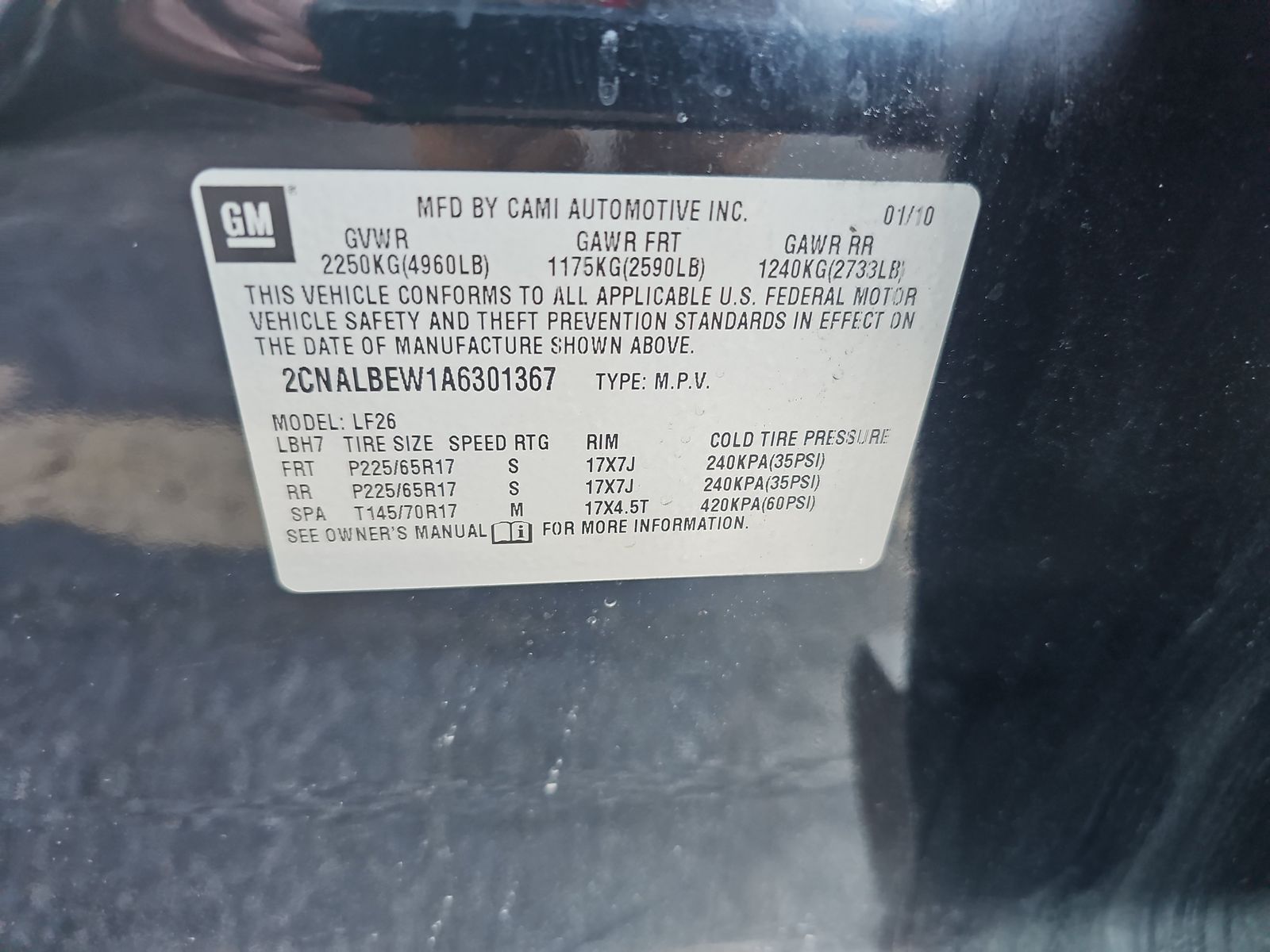 2010 Chevrolet Equinox LS FWD