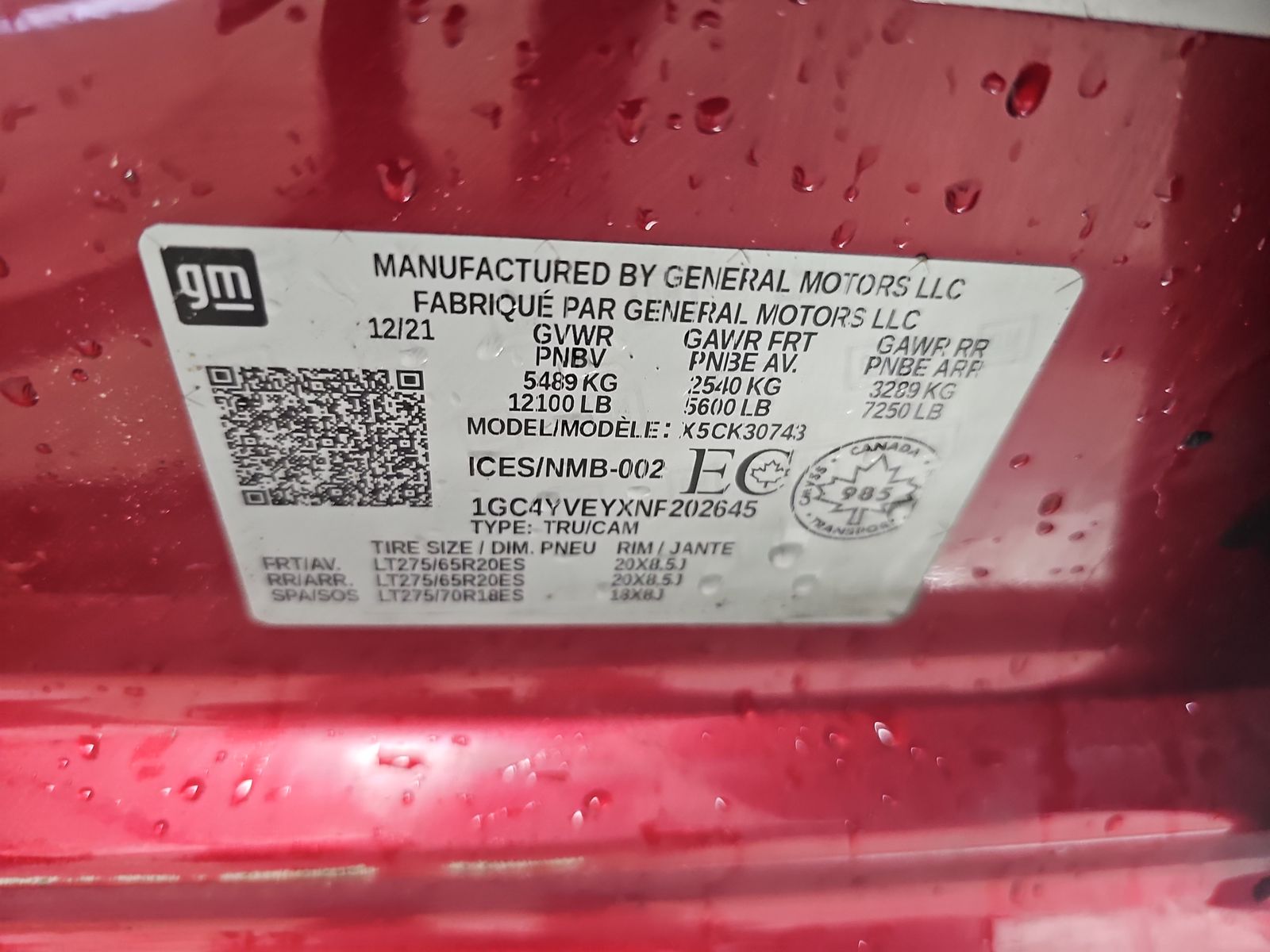 2022 Chevrolet Silverado 3500HD High Country AWD