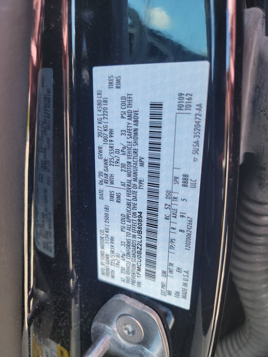 2020 Ford Escape Hybrid SE Sport FWD