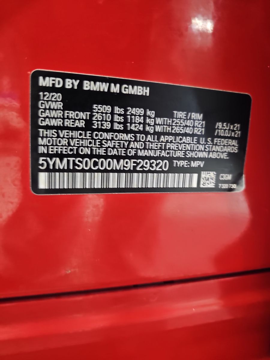 2021 BMW X3 M Base AWD