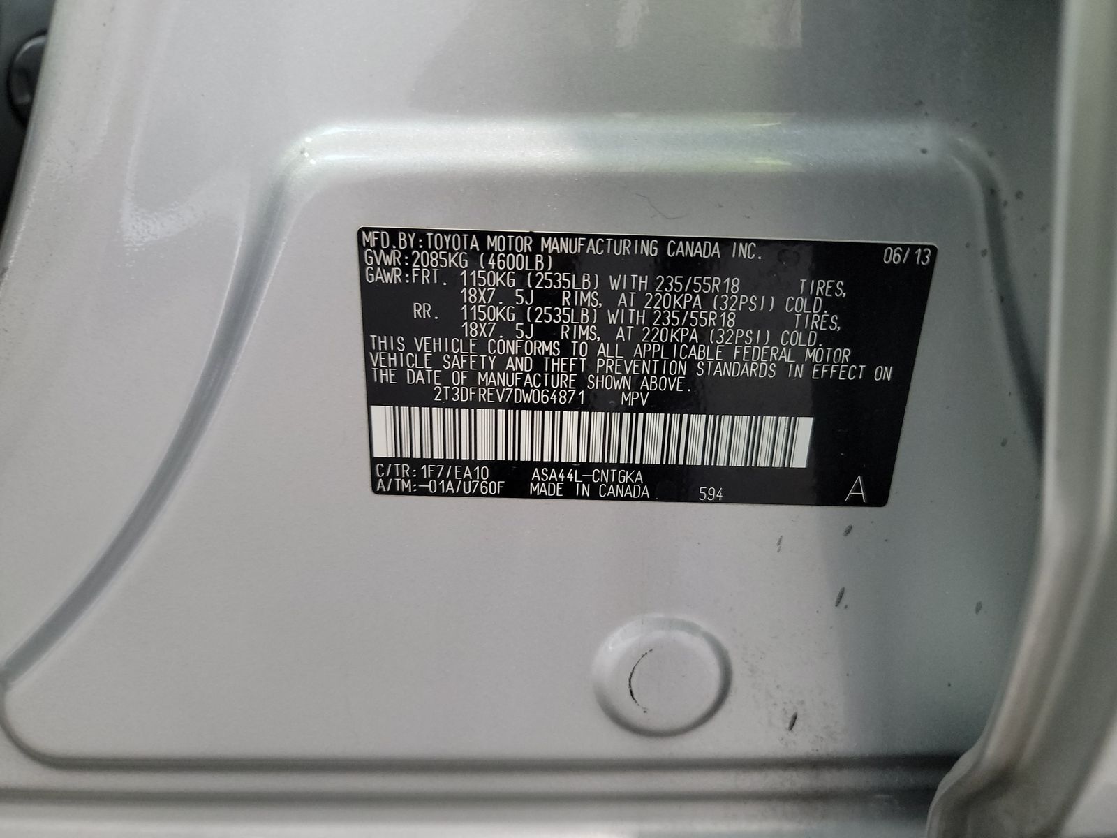 2013 Toyota RAV4 Limited AWD